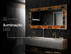 Espelho Decorativo Com Iluminação LED - Mosaic Dreams #8