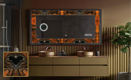 Espelho Decorativo Com Iluminação LED - Mosaic Dreams