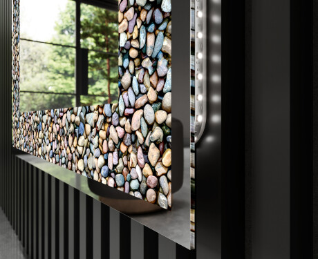 Espelho Decorativo Com Iluminação LED - Natural Stones #3