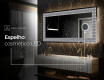Espelho Decorativo Com Iluminação LED - Geometric Symphony #8