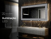 Espelho Decorativo Com Iluminação LED - Geometric Symphony #9
