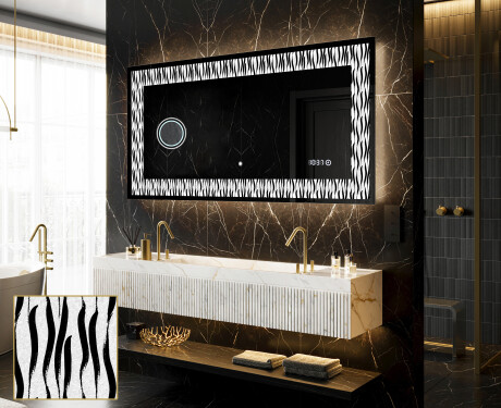 Espelho Decorativo Com Iluminação LED - Vintage Vibes