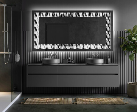 Espelho Decorativo Com Iluminação LED - Vintage Vibes #5