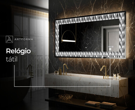 Espelho Decorativo Com Iluminação LED - Vintage Vibes #6