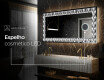 Espelho Decorativo Com Iluminação LED - Vintage Vibes #8
