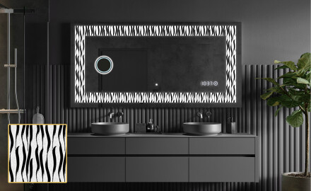 Espelho Decorativo Com Iluminação LED - Vintage Vibes