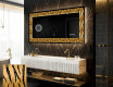 Espelho Decorativo Com Iluminação LED - Midnight Mirage