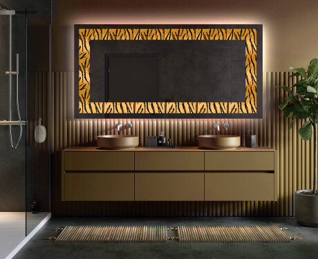 Espelho Decorativo Com Iluminação LED - Midnight Mirage #5