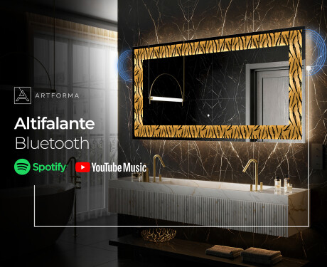 Espelho Decorativo Com Iluminação LED - Midnight Mirage #7