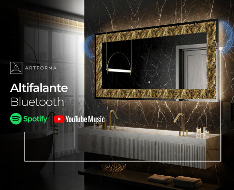 Espelho Decorativo Com Iluminação LED - Tropical Paradise #7