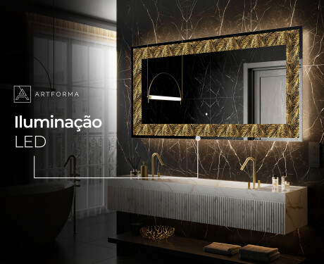 Espelho Decorativo Com Iluminação LED - Tropical Paradise #9