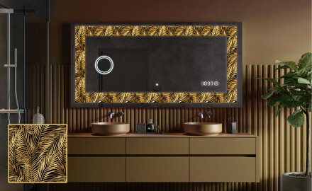 Espelho Decorativo Com Iluminação LED - Tropical Paradise
