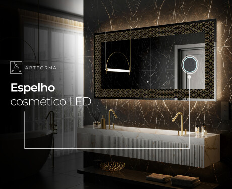 Espelho Decorativo Com Iluminação LED - Nordic Charm #7