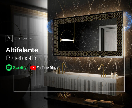 Espelho Decorativo Com Iluminação LED - Nordic Charm #7