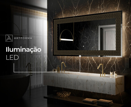 Espelho Decorativo Com Iluminação LED - Nordic Charm #9