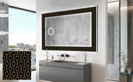 Espelho Decorativo Com Iluminação LED - Nordic Charm