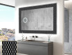 Espelho Decorativo Com Iluminação LED - Modern Masterpiece