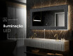 Espelho Decorativo Com Iluminação LED - Modern Masterpiece #9