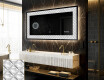 Espelho Decorativo Com Iluminação LED - Marble Uplift