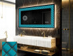 Espelho Decorativo Com Iluminação LED - Blue Harmonies