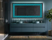 Espelho Decorativo Com Iluminação LED - Blue Harmonies #5