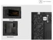 Espelho Decorativo Com Iluminação LED - Dark Elegance #2