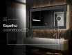 Espelho Decorativo Com Iluminação LED - Dark Elegance #9