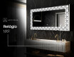 Espelho Decorativo Com Iluminação LED - Pearlous Dance #8