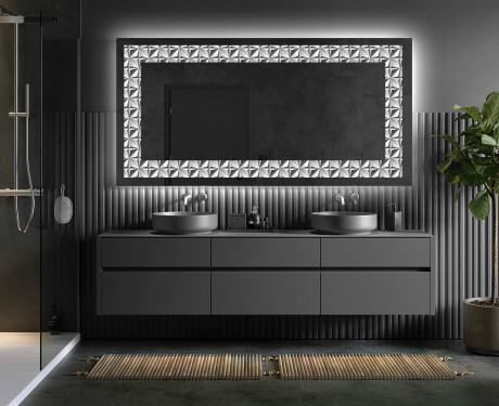 Espelho Decorativo Com Iluminação LED - Pearlous Dance #5
