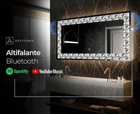 Espelho Decorativo Com Iluminação LED - Pearlous Dance #7