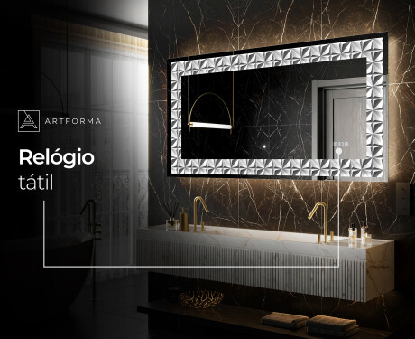 Espelho Decorativo Com Iluminação LED - Pearlous Dance #8