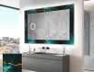 Espelho Decorativo Com Iluminação LED - Spiraling vortex