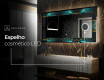 Espelho Decorativo Com Iluminação LED - Spiraling vortex #7