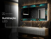 Espelho Decorativo Com Iluminação LED - Spiraling vortex #9