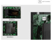 Espelho Decorativo Com Iluminação LED - Malachite Magic #2