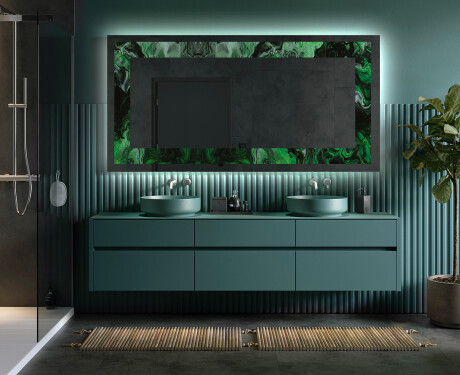 Espelho Decorativo Com Iluminação LED - Malachite Magic #5