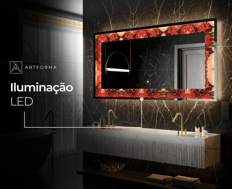 Espelho Decorativo Com Iluminação LED - Fiery Reflections #6