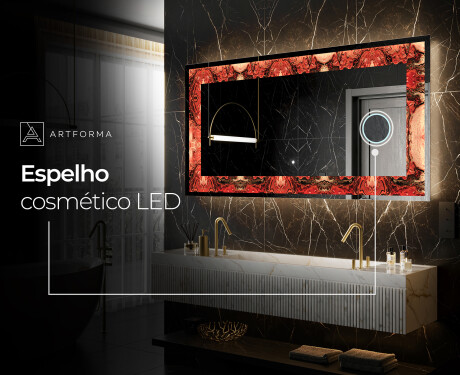 Espelho Decorativo Com Iluminação LED - Fiery Reflections #9