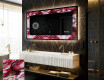 Espelho Decorativo Com Iluminação LED - Ruby Rhythms