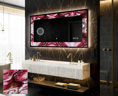 Espelho Decorativo Com Iluminação LED - Ruby Rhythms