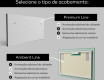 Espelho Decorativo Com Iluminação LED - Ruby Rhythms #2