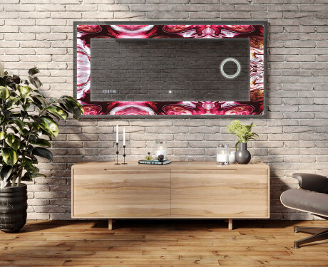 Espelho Decorativo Com Iluminação LED - Ruby Rhythms #5