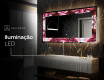Espelho Decorativo Com Iluminação LED - Ruby Rhythms #9