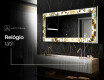 Espelho Decorativo Com Iluminação LED - Golden Streaks #8