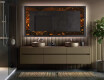 Espelho Decorativo Com Iluminação LED - Amber Shell #5