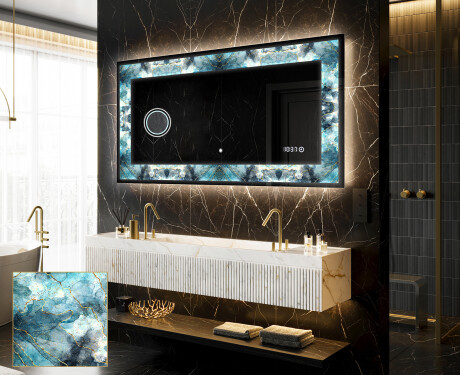 Espelho Decorativo Com Iluminação LED - Sapphire Reflections
