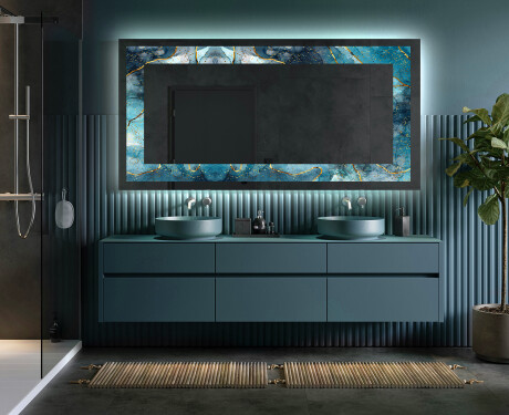 Espelho Decorativo Com Iluminação LED - Sapphire Reflections #5