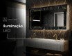 Espelho Decorativo Com Iluminação LED - Golden Veins #6