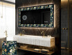 Espelho Decorativo Com Iluminação LED - Cascading Flowers