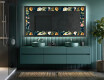 Espelho Decorativo Com Iluminação LED - Cascading Flowers #5